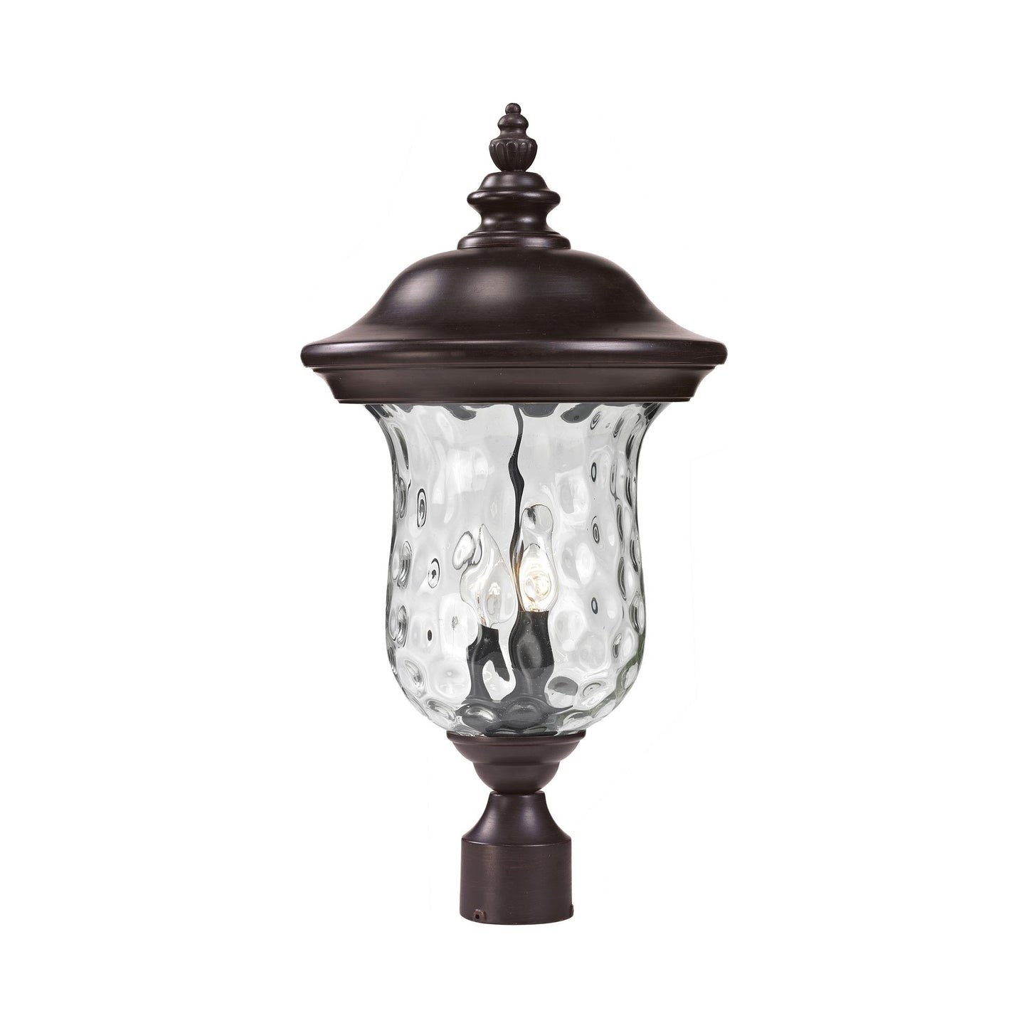 Armstrong Outdoor Post Light in Bronze (23.5-Inch).