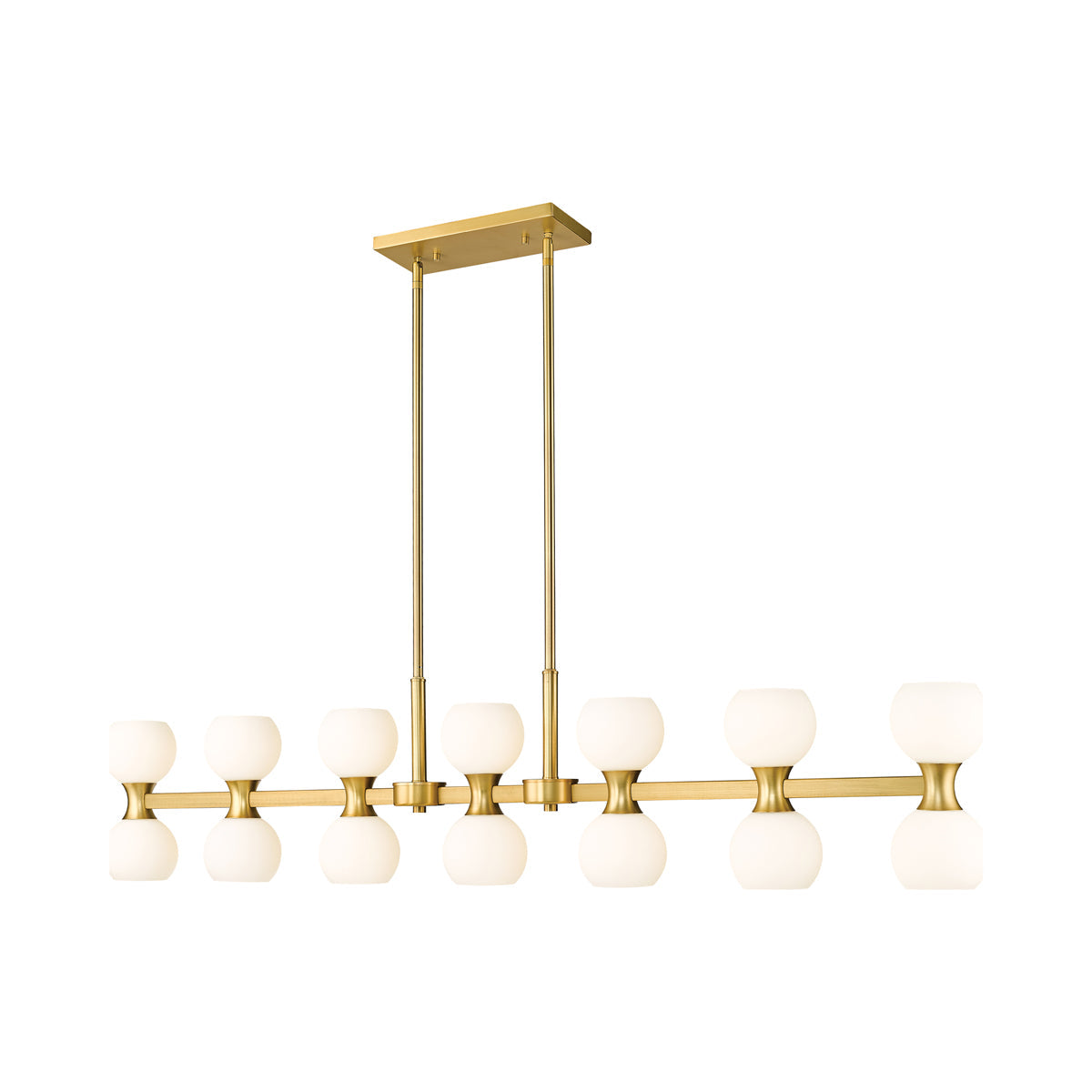 Artemis Island Light in Modern Gold (14-Light).