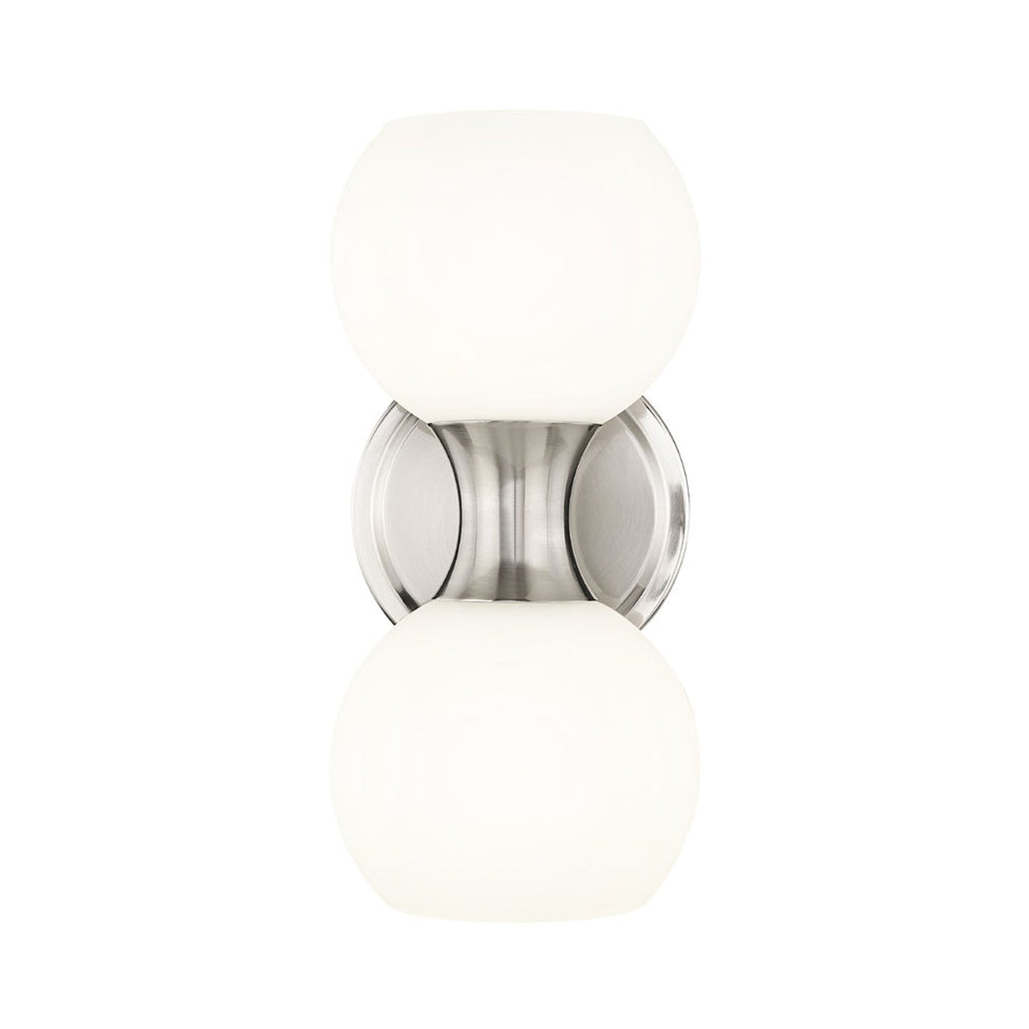 Artemis Wall Light in Brushed Nickel.