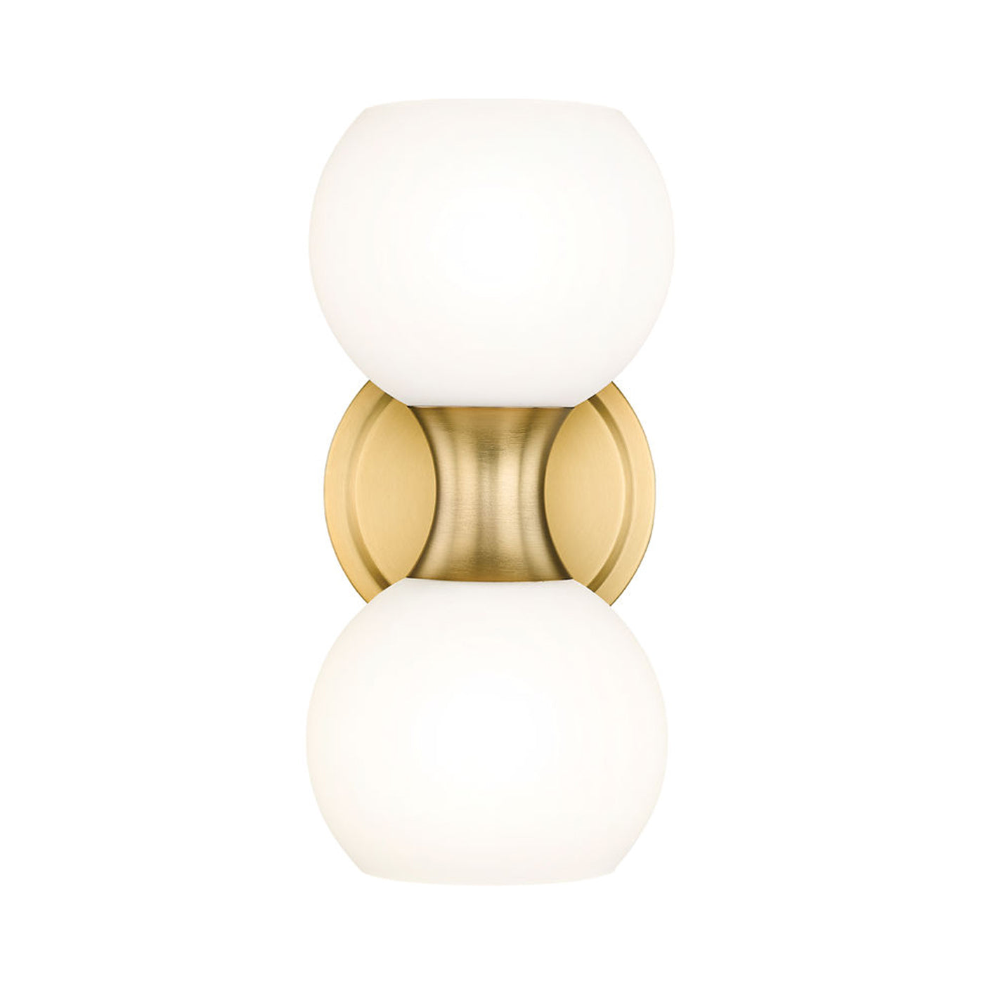 Artemis Wall Light in Modern Gold.