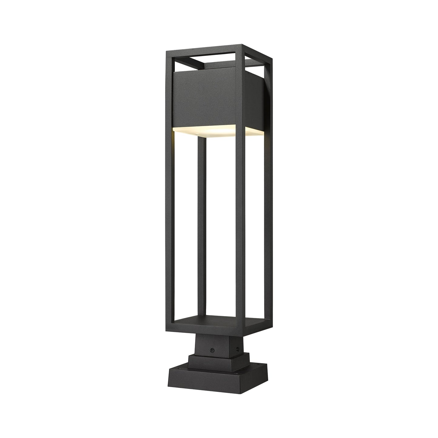 Barwick Square Outdoor Pier Mount Light (28.25-Inch).
