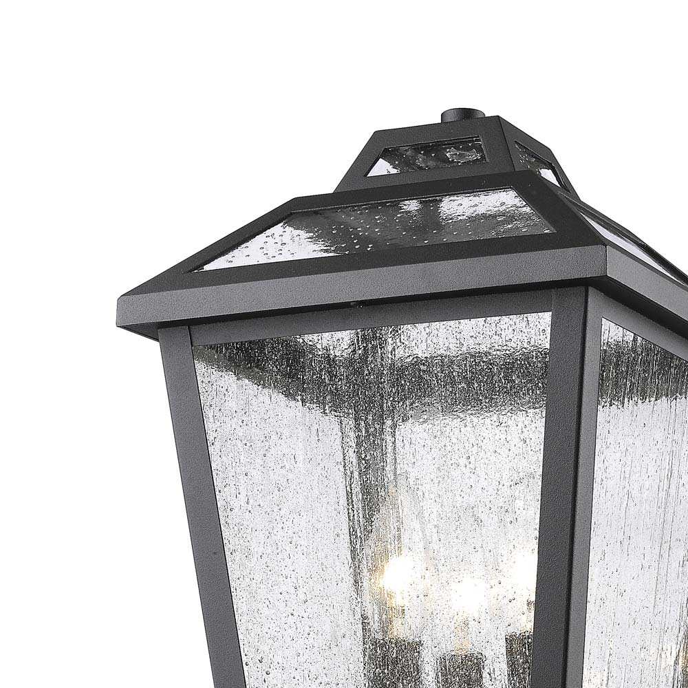 Bayland Outdoor Square Post Light in Detail.