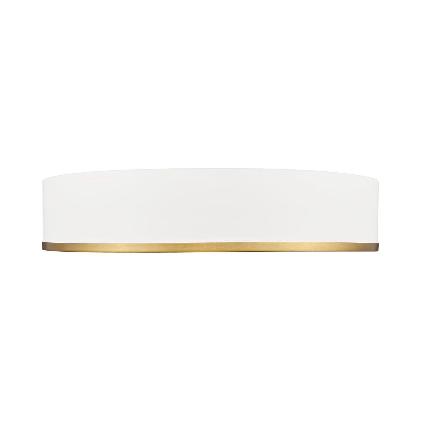Bradley LED Flush Mount Ceiling Light in Matte White (20.25-Inch).
