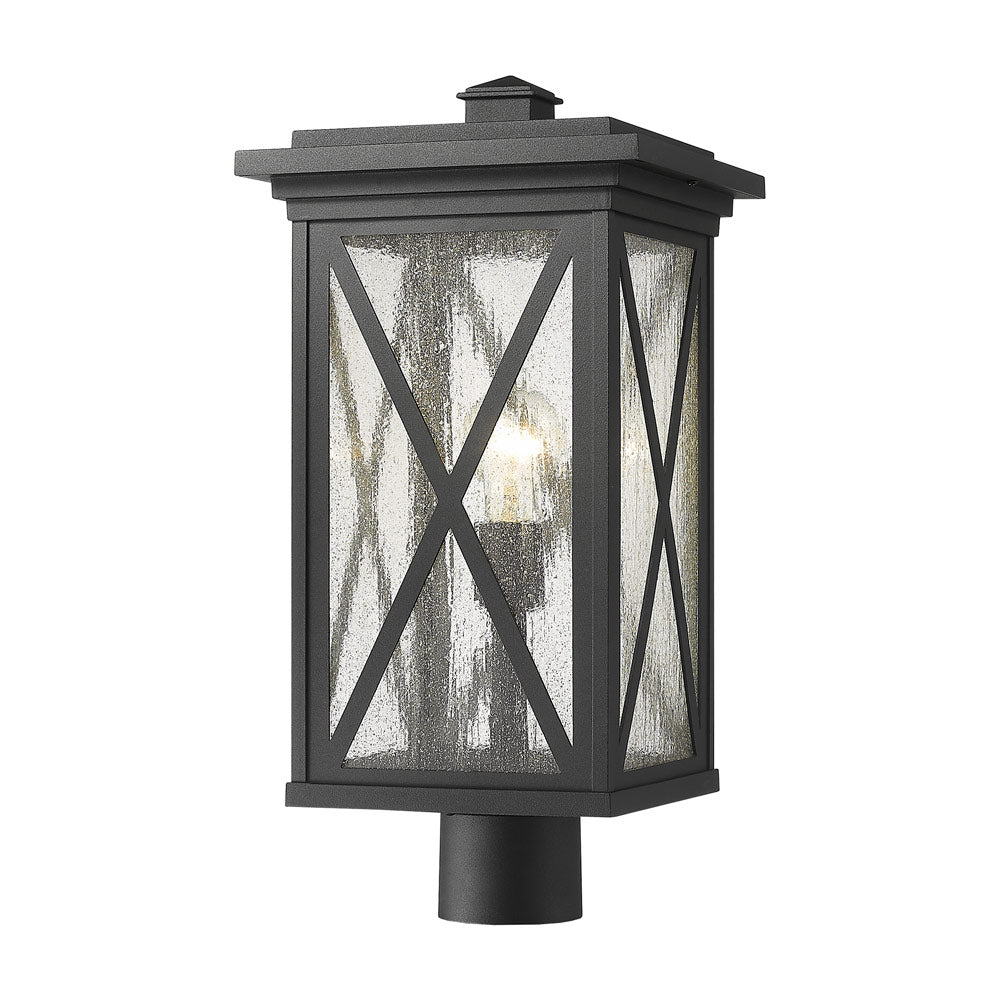 Brookside Outdoor Round Post Light (19.5-Inch).