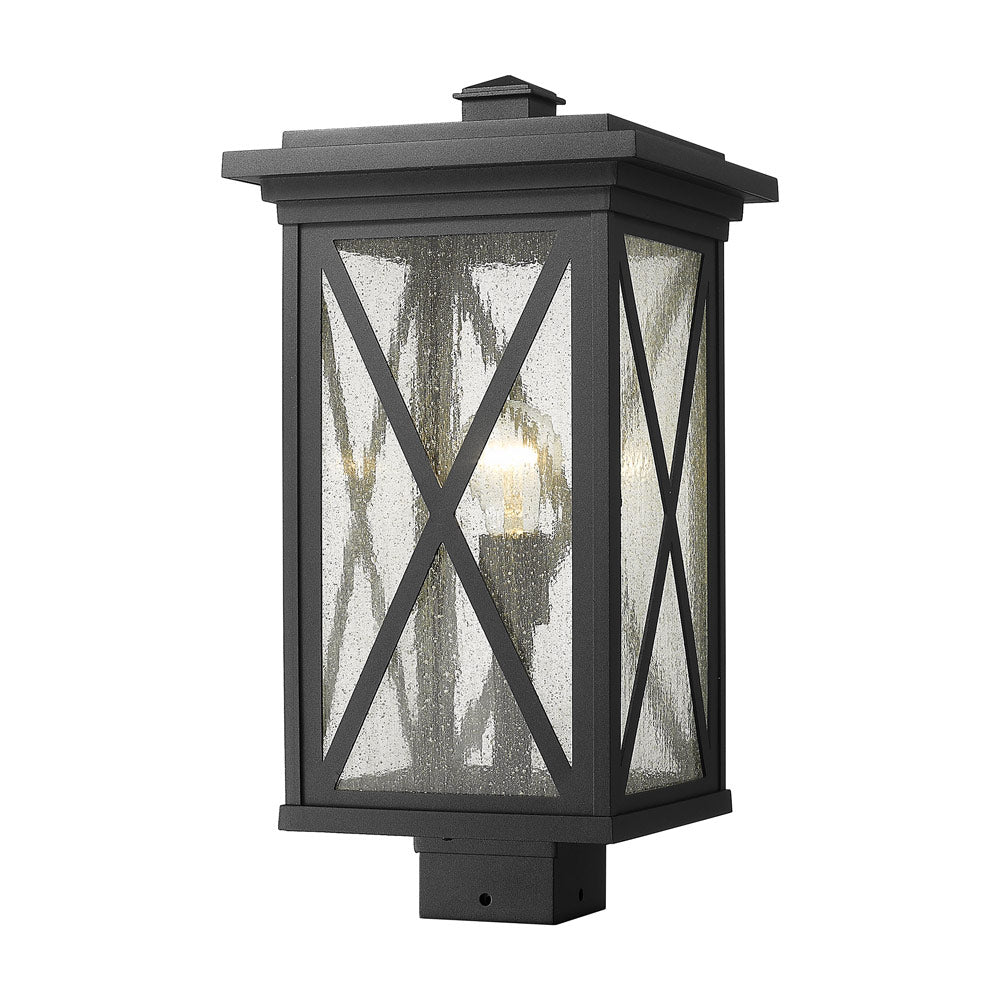 Brookside Outdoor Square Post Light (18.75-Inch).