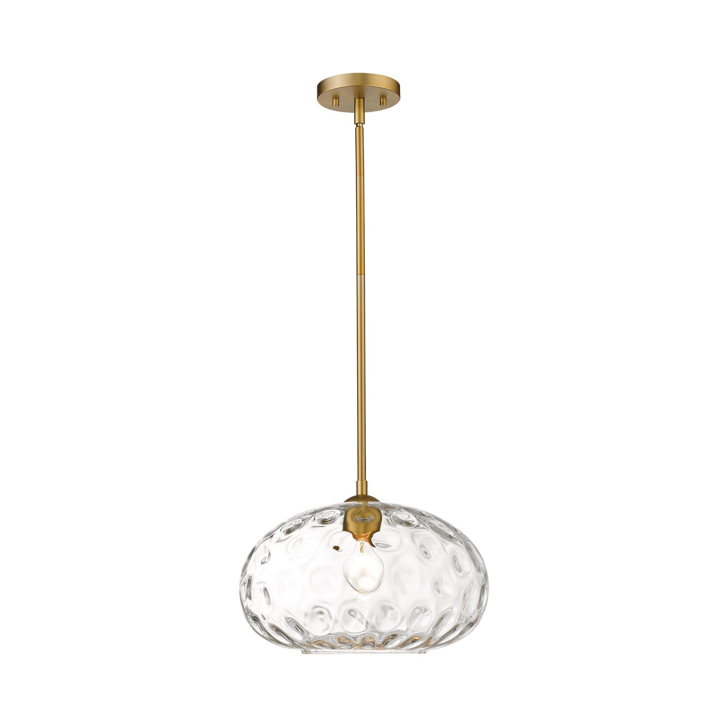Chloe Pendant Light in Olde Brass (Oval).