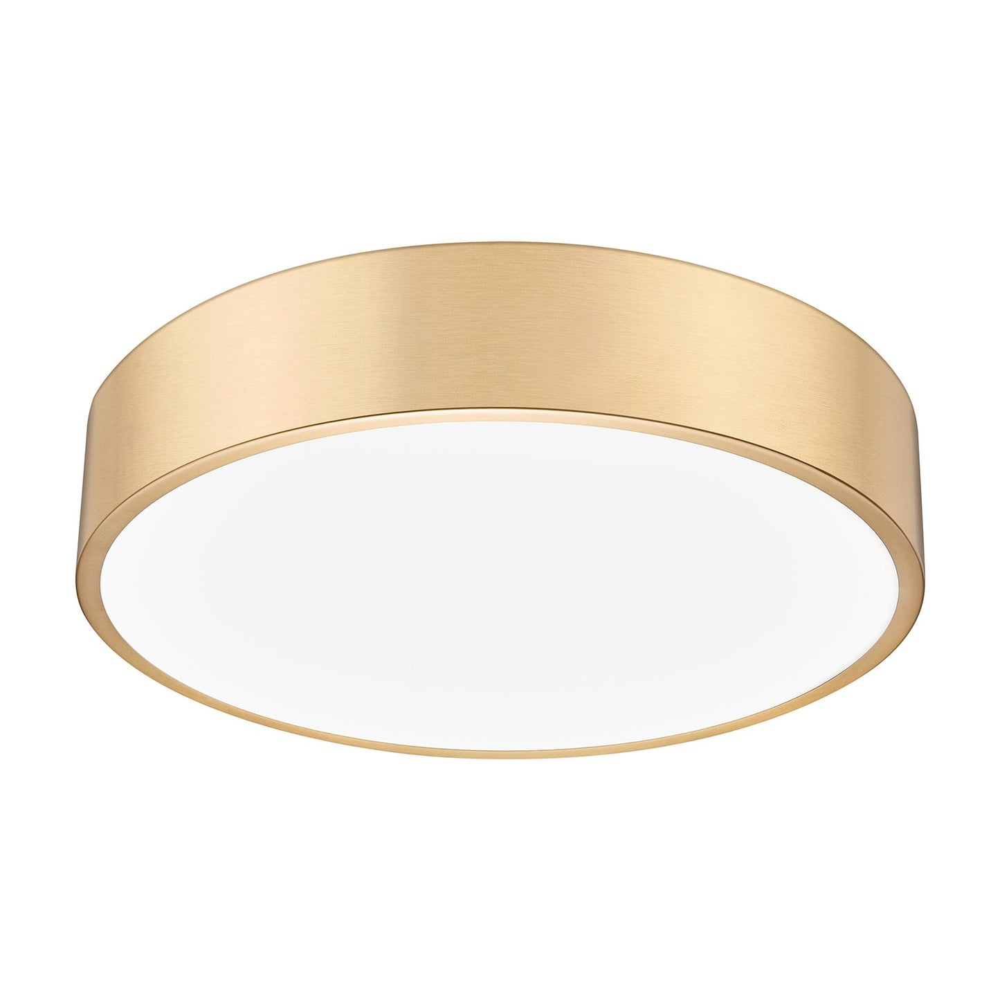 Coronado LED Flush Mount Ceiling Light in Modern Gold (20-Inch).