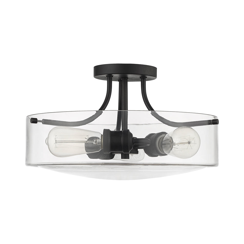 Delaney Semi Flush Mount Ceiling Light in Detail.