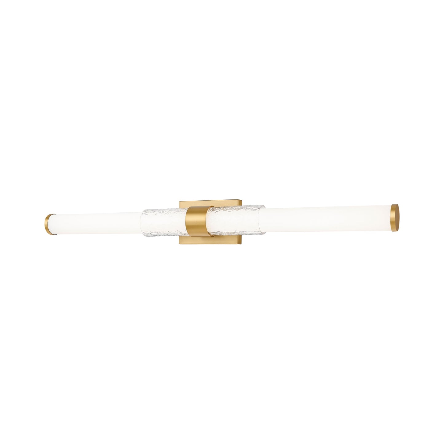 Egon LED Bath Wall Light in Modern Gold (40-Inch).