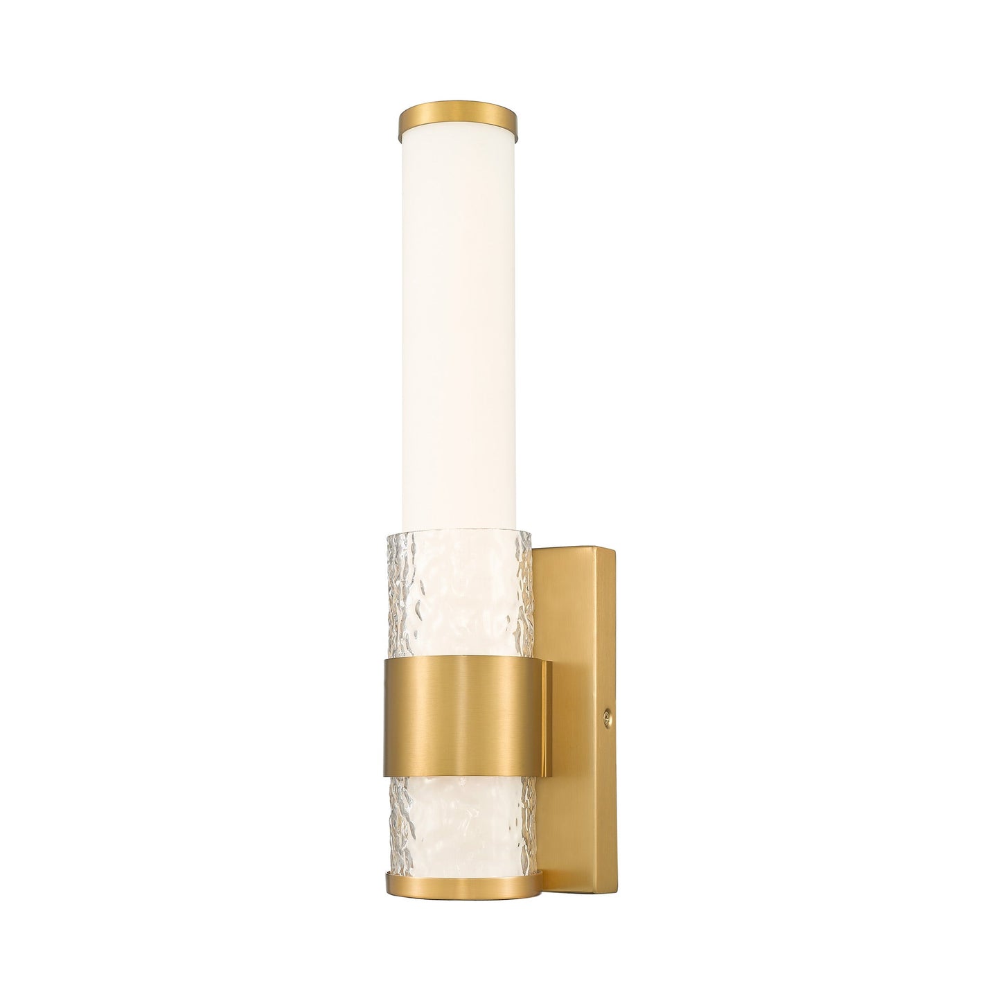 Egon LED Wall Light in Modern Gold.