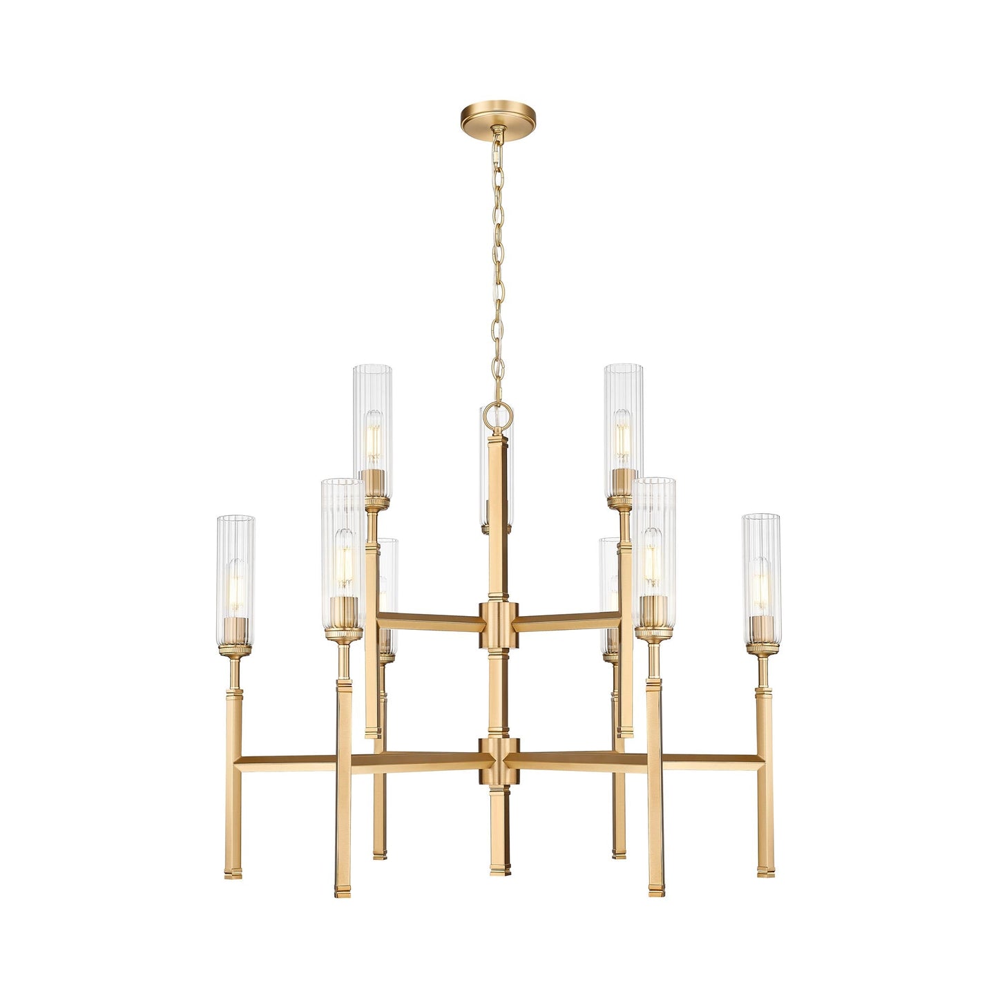 Esme Chandelier in Modern Gold (9-Light).