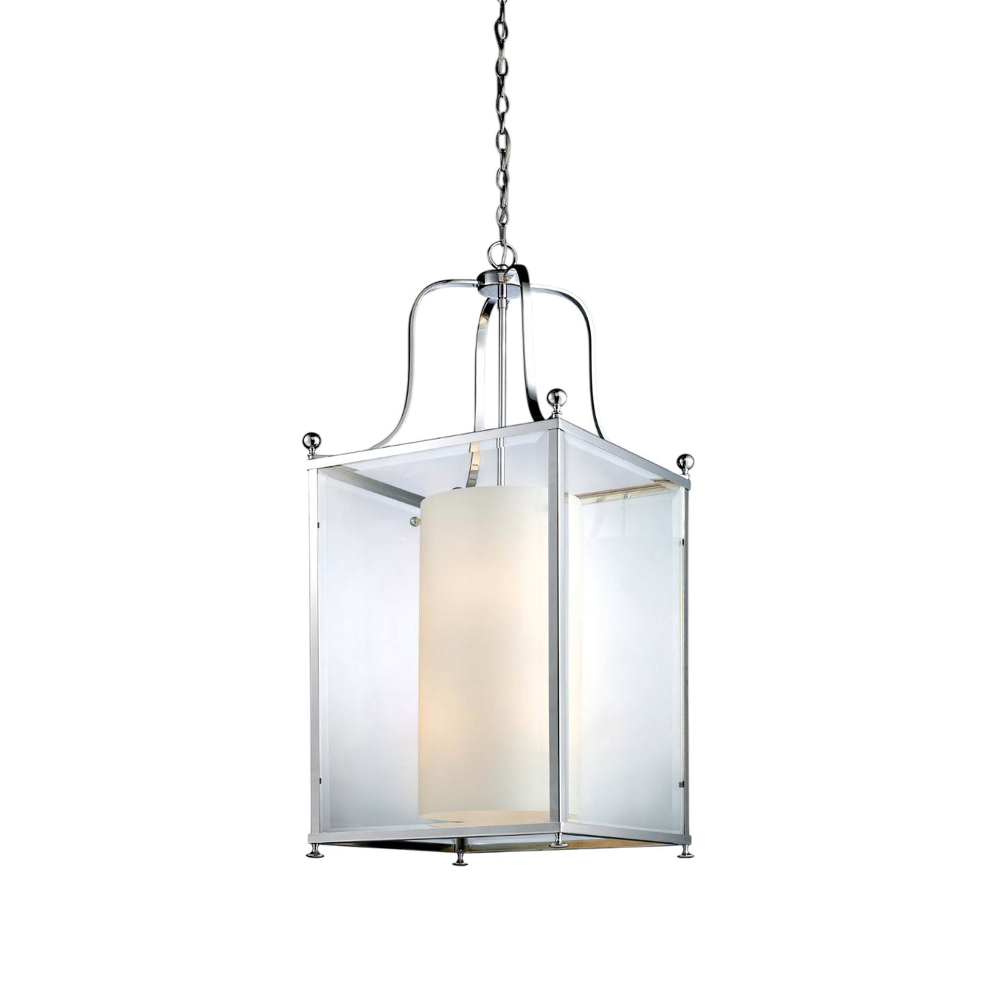 Fairview Pendant Light in Chrome (18.5-Inch).