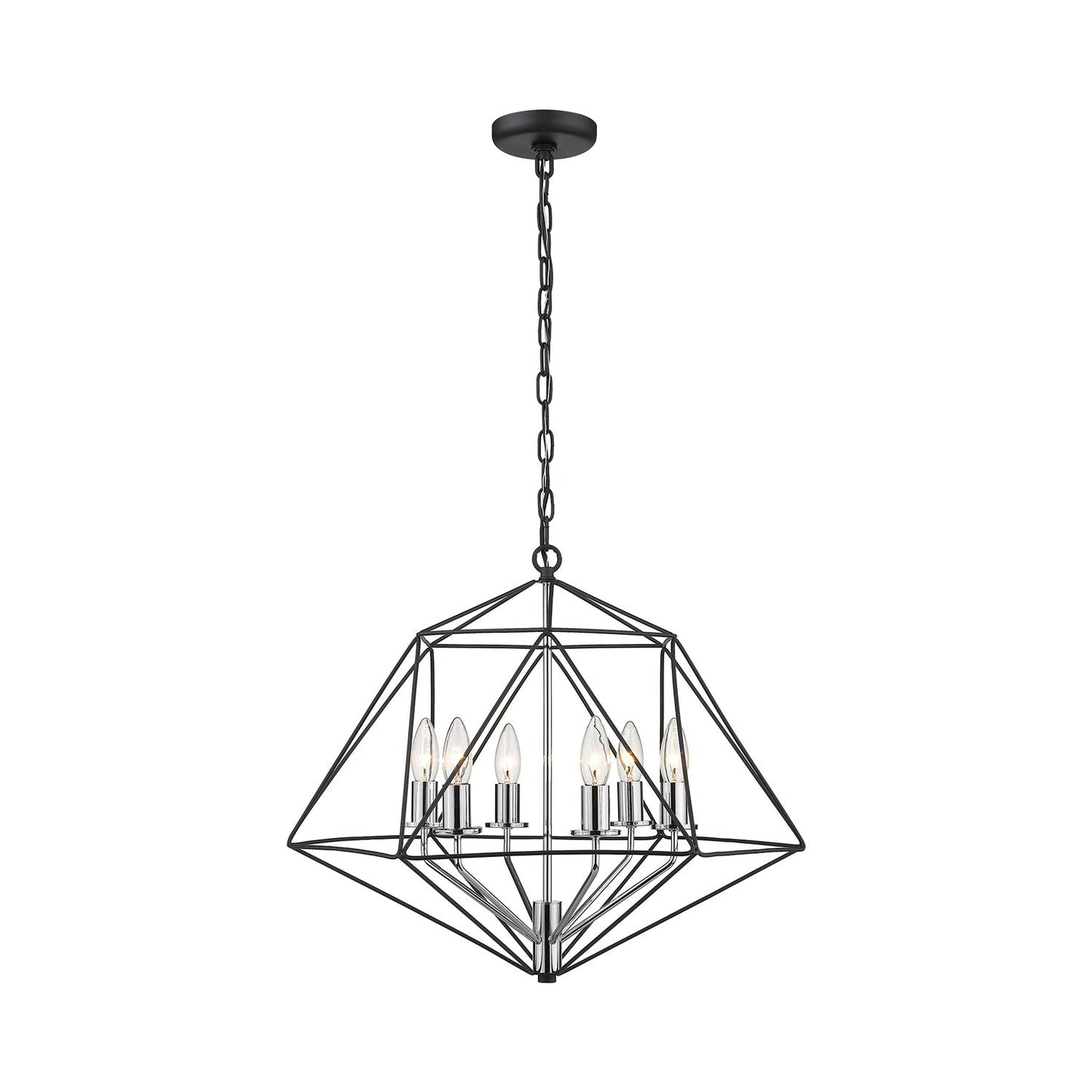 Geo Chandelier (22.25-Inch).