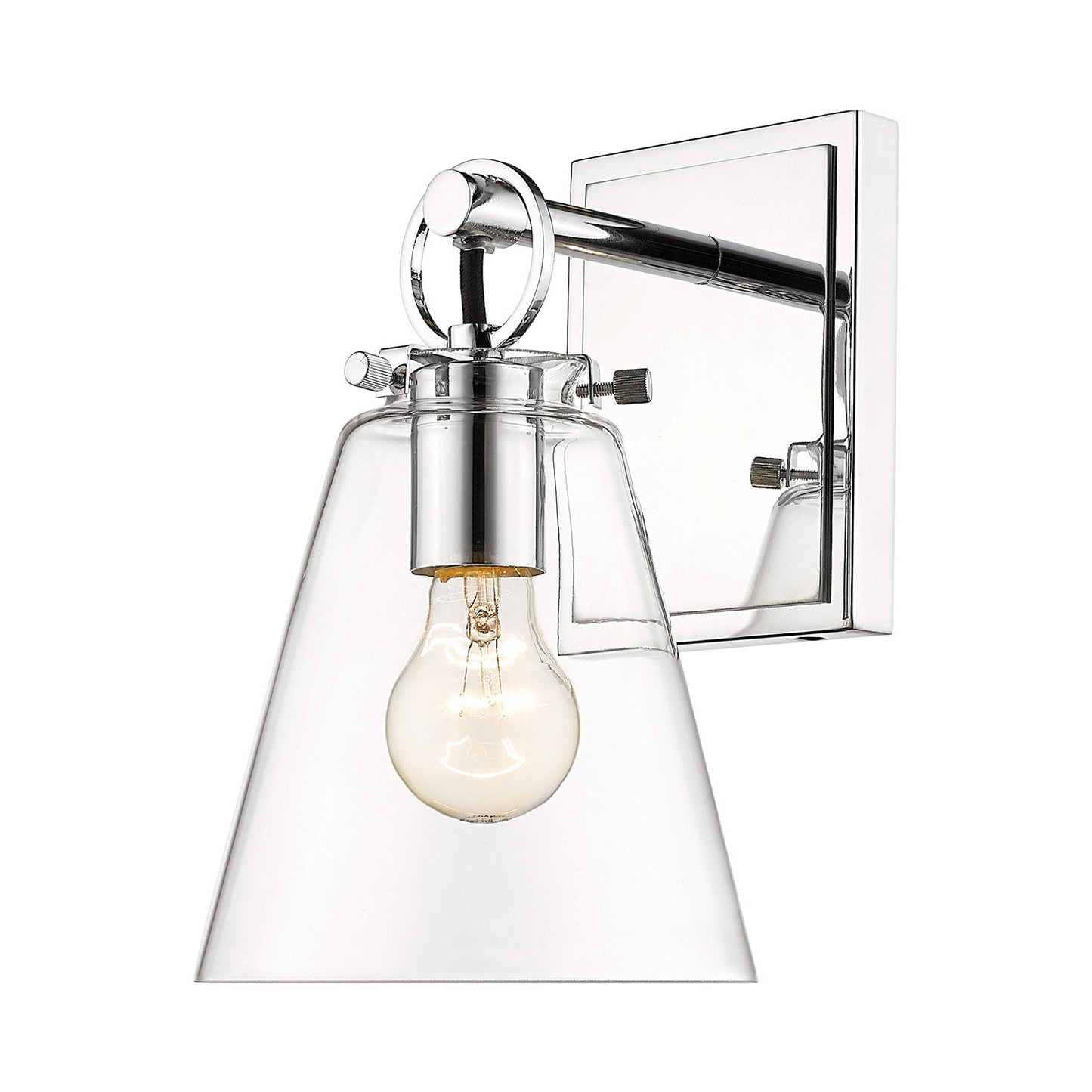 Harper Bath Wall Light in Chrome.