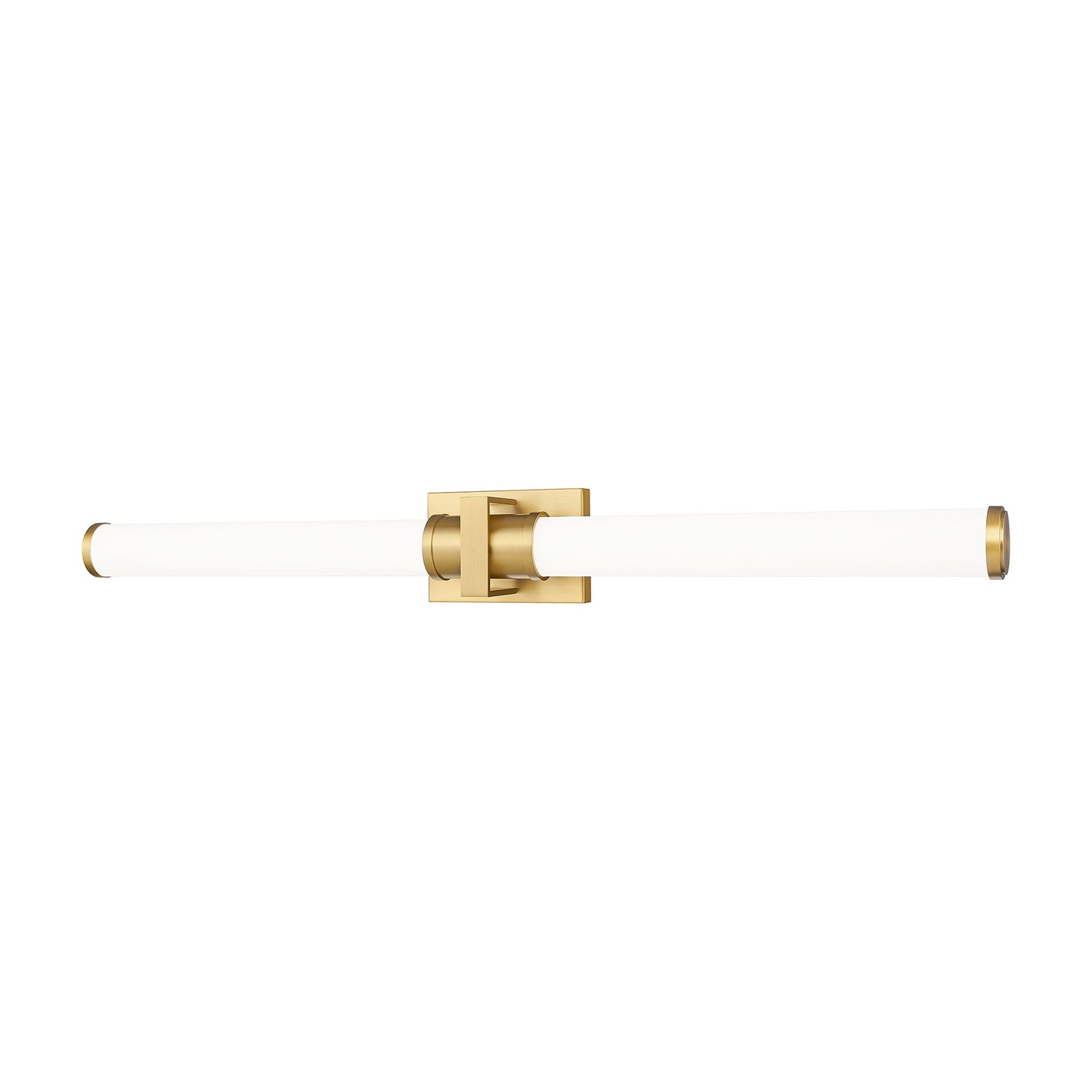 Idris LED Bath Vanity Light in Modern Gold (40.5-Inch).