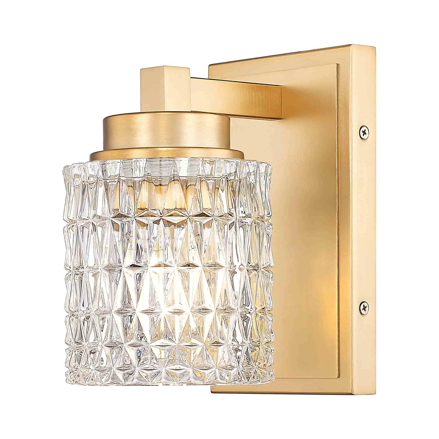 Jacqueline Wall Light in Modern Gold.
