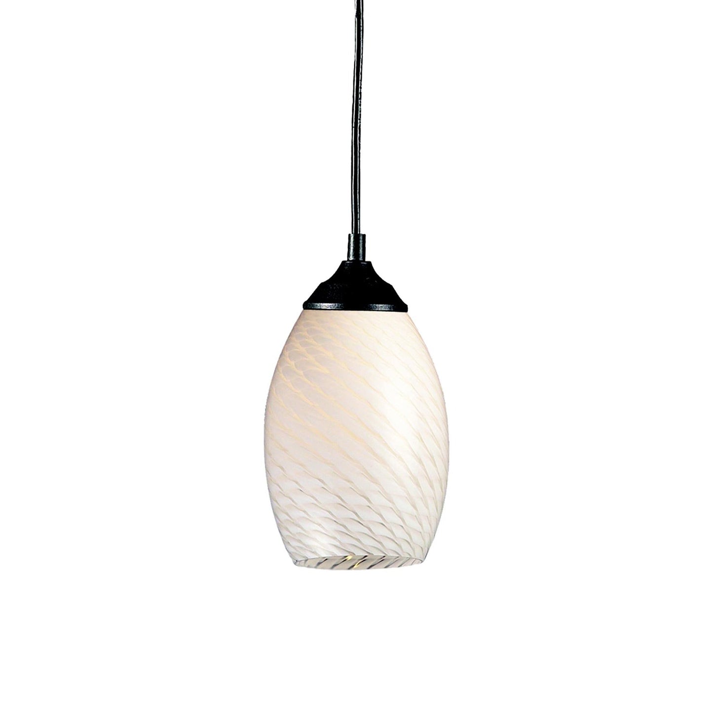 Jazz Pendant Light in Sand Black/White.