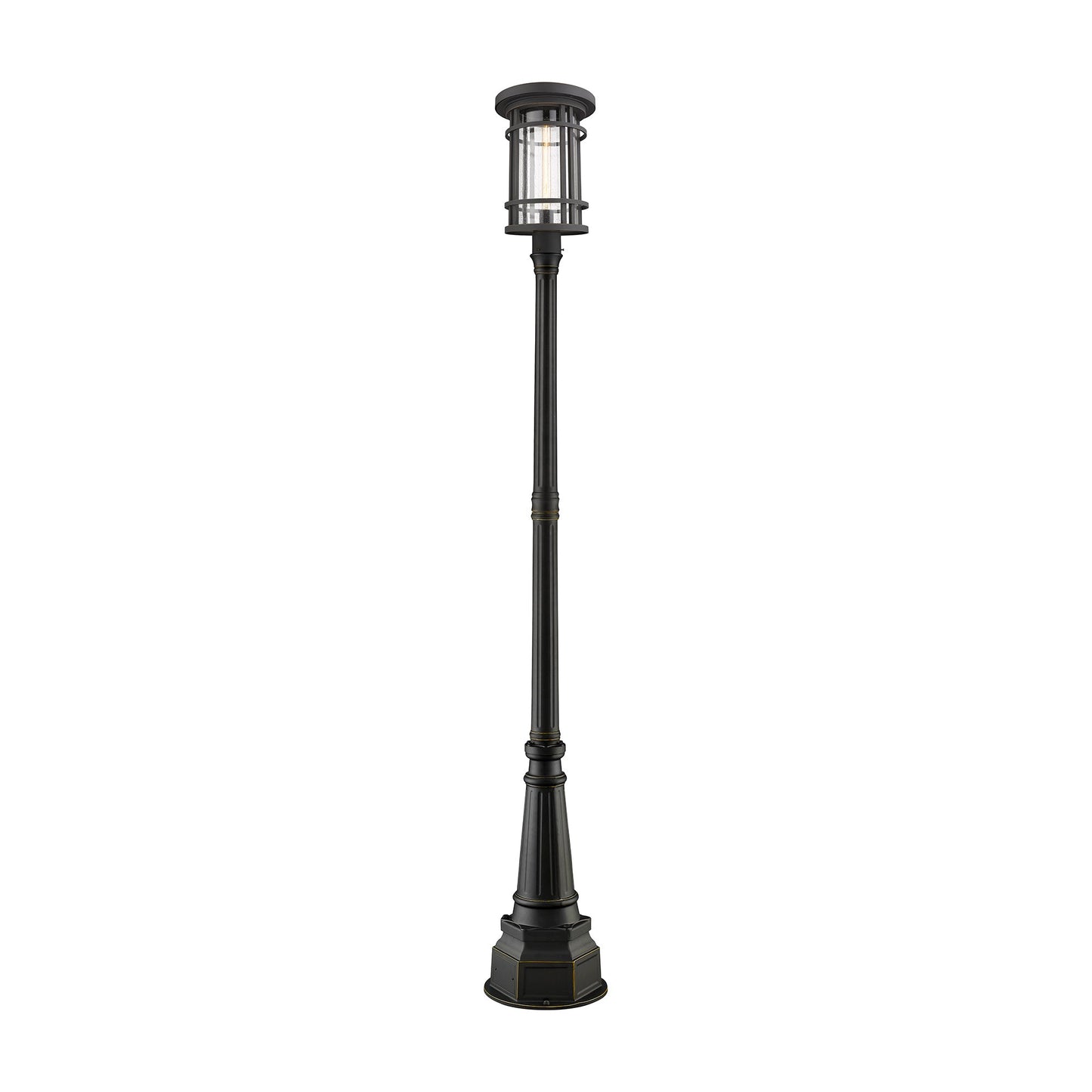 Jordan 564P Outdoor Post Light in Oil Rubbed Bronze (109.5-Inch).