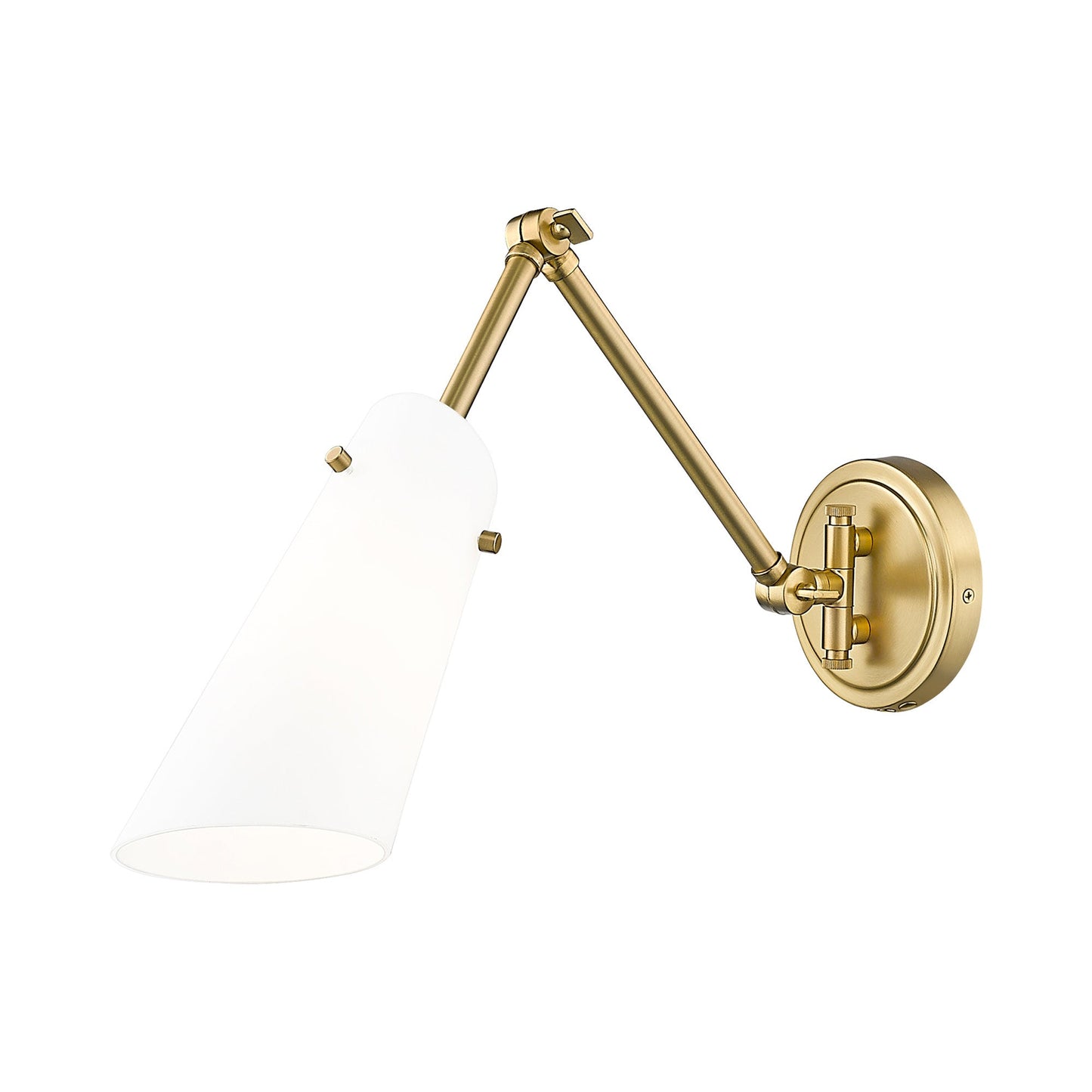 Julia Wall Light in Modern Gold.