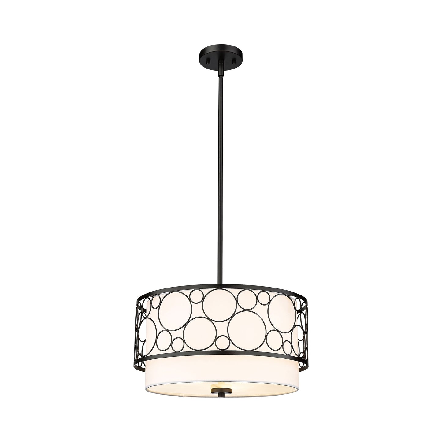 Kendall Pendant Light in Matte Black.