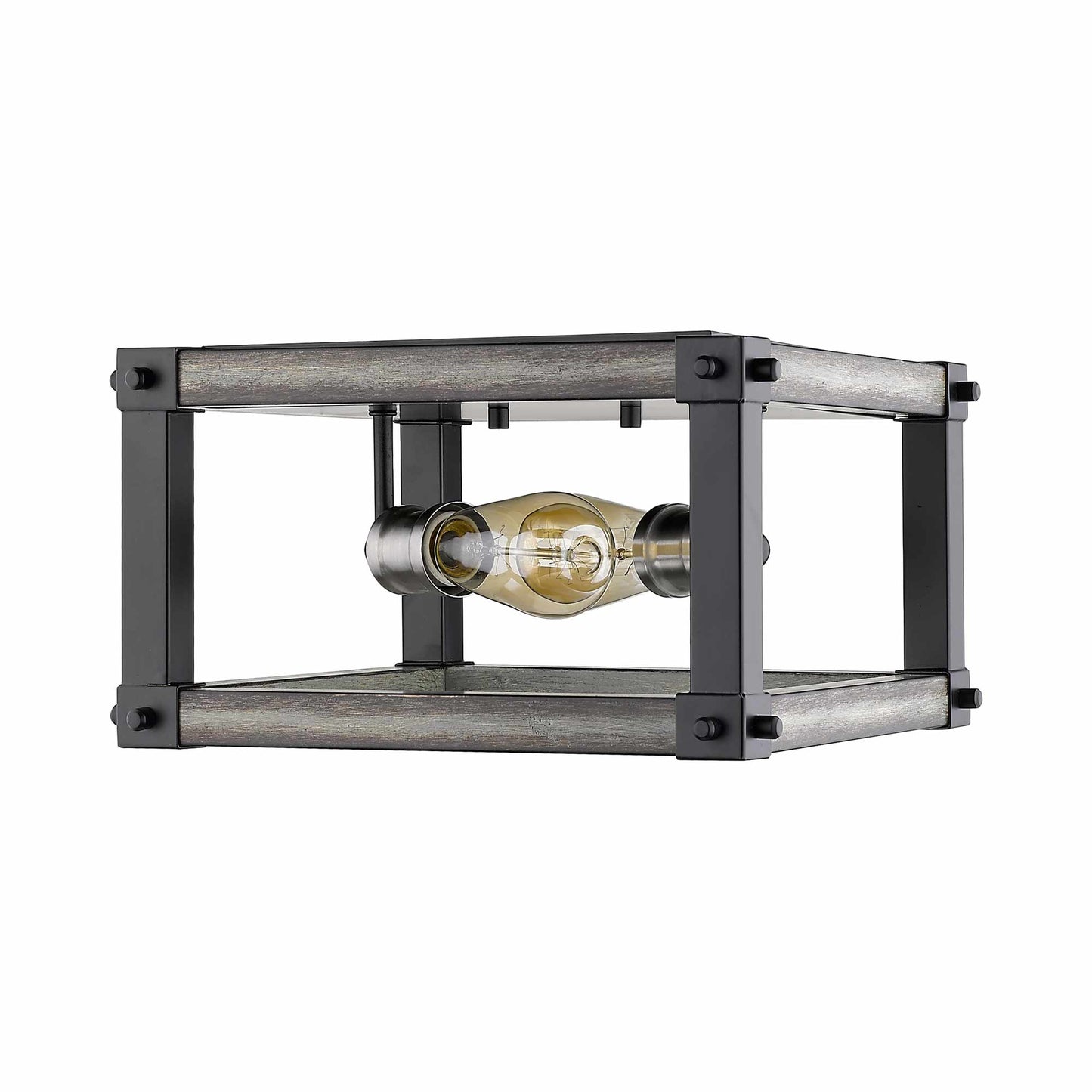 Kirkland Square Flush Mount Ceiling Light in Detail.