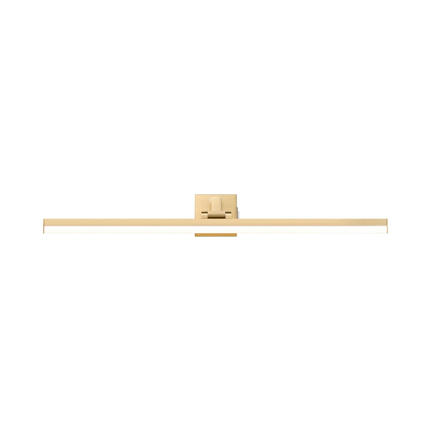 Liam LED Bath Vanity Light in Modern Gold (40-Inch).