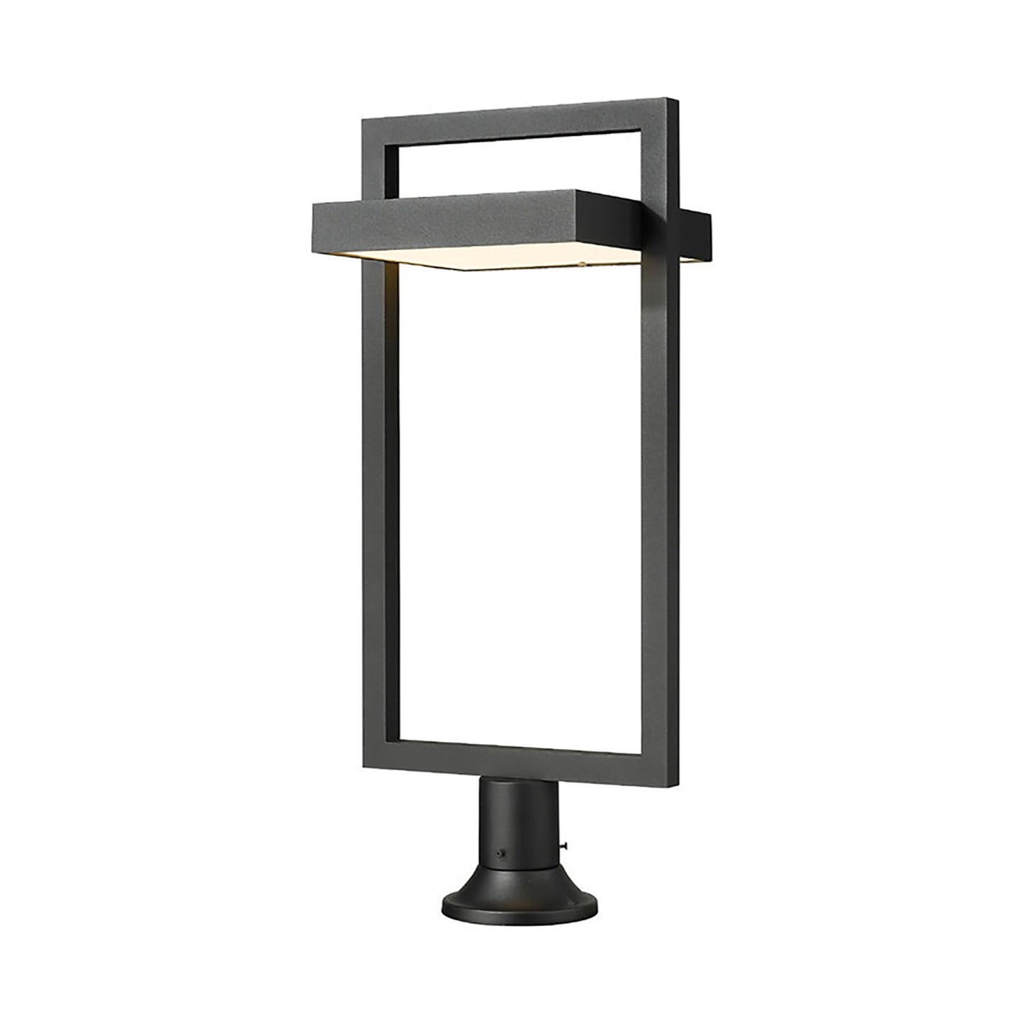 Luttrel 553PM Outdoor LED Pier Mount Light in Black (32.25-Inch).