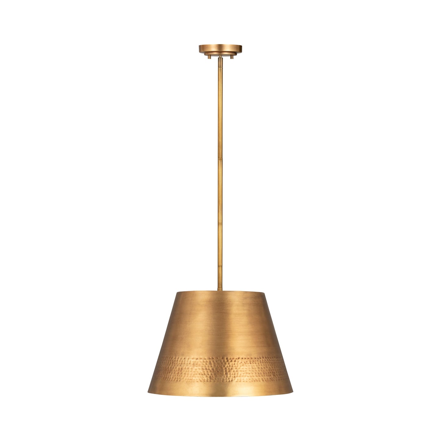 Maddox Chandelier in Rubbed Brass.