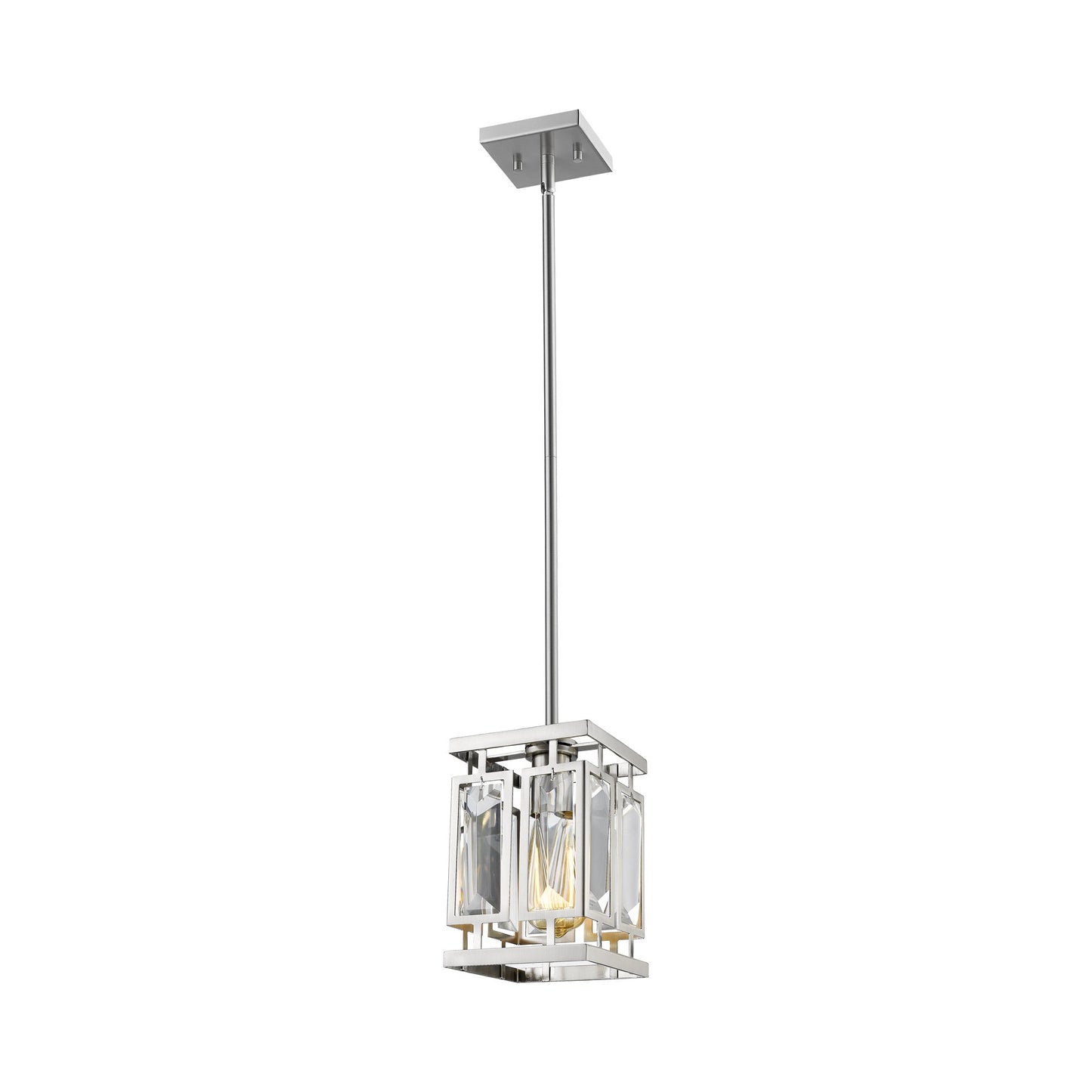 Mersesse Pendant Light in Brushed Nickel.