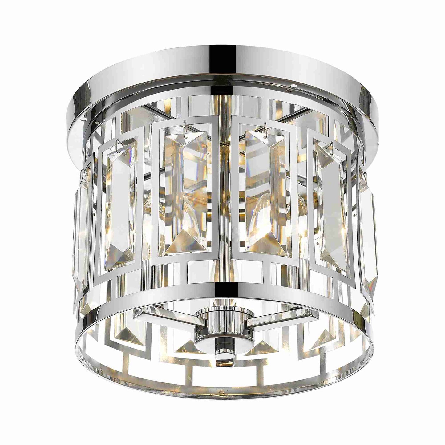 Mersesse Round Flush Mount Ceiling Light in Detail.
