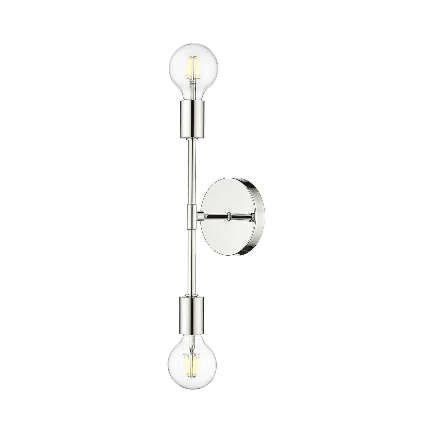 Modernist Wall Light in Chrome.