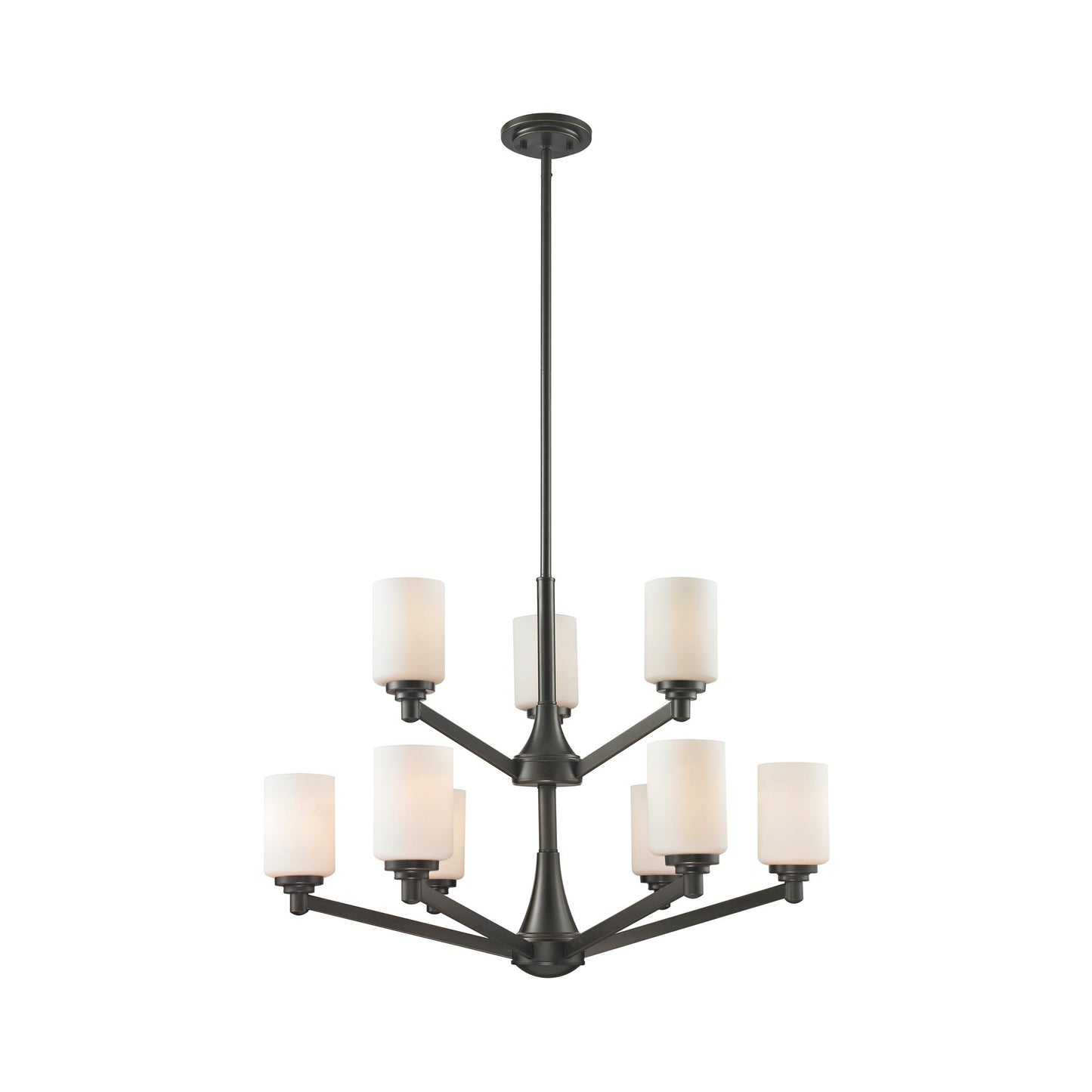 Montego Chandelier in Coppery Bronze (9-Light).