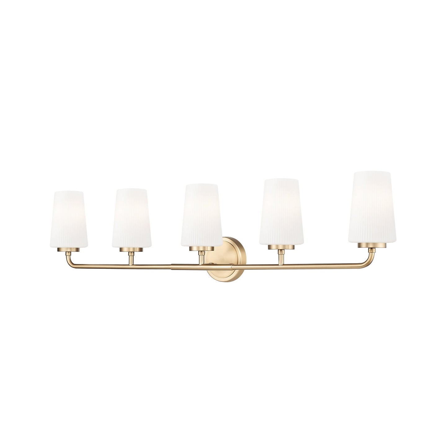 Montford Bath Vanity Light in Modern Gold (5-Light).