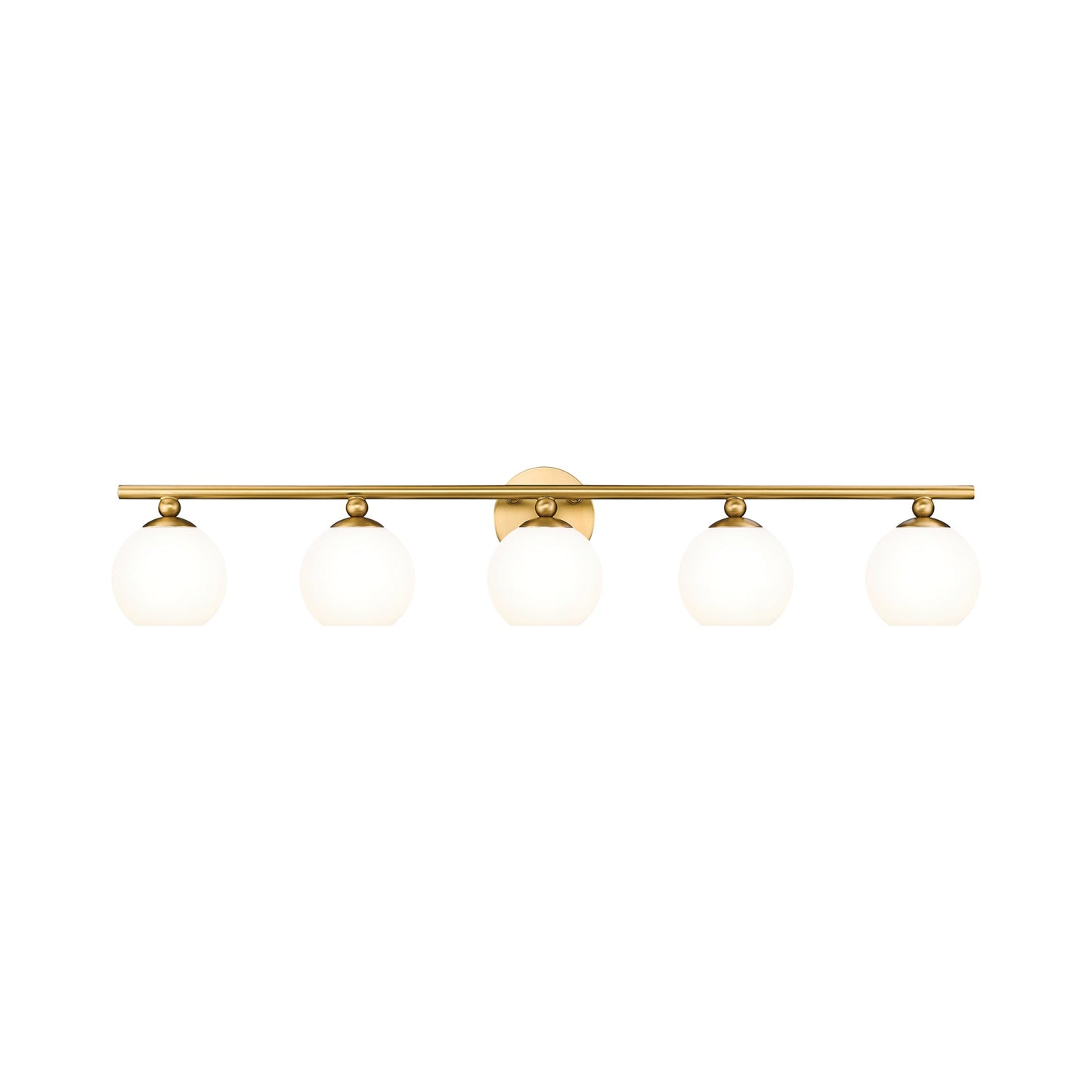 Neoma Bath Vanity Light in Modern Gold (5-Light).