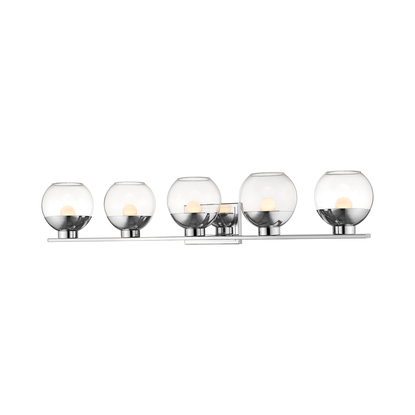 Osono LED Bath Vanity Light in Chrome (5-Light).