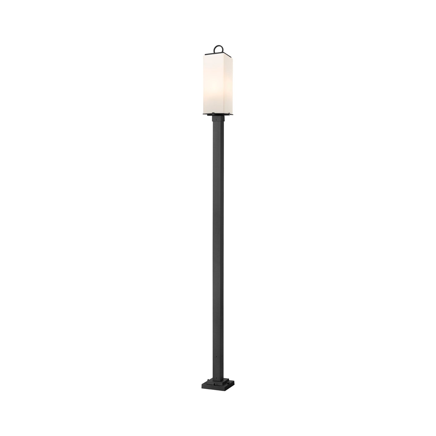 Sana 536P Outdoor Post Light in White Opal (121.25-Inch).
