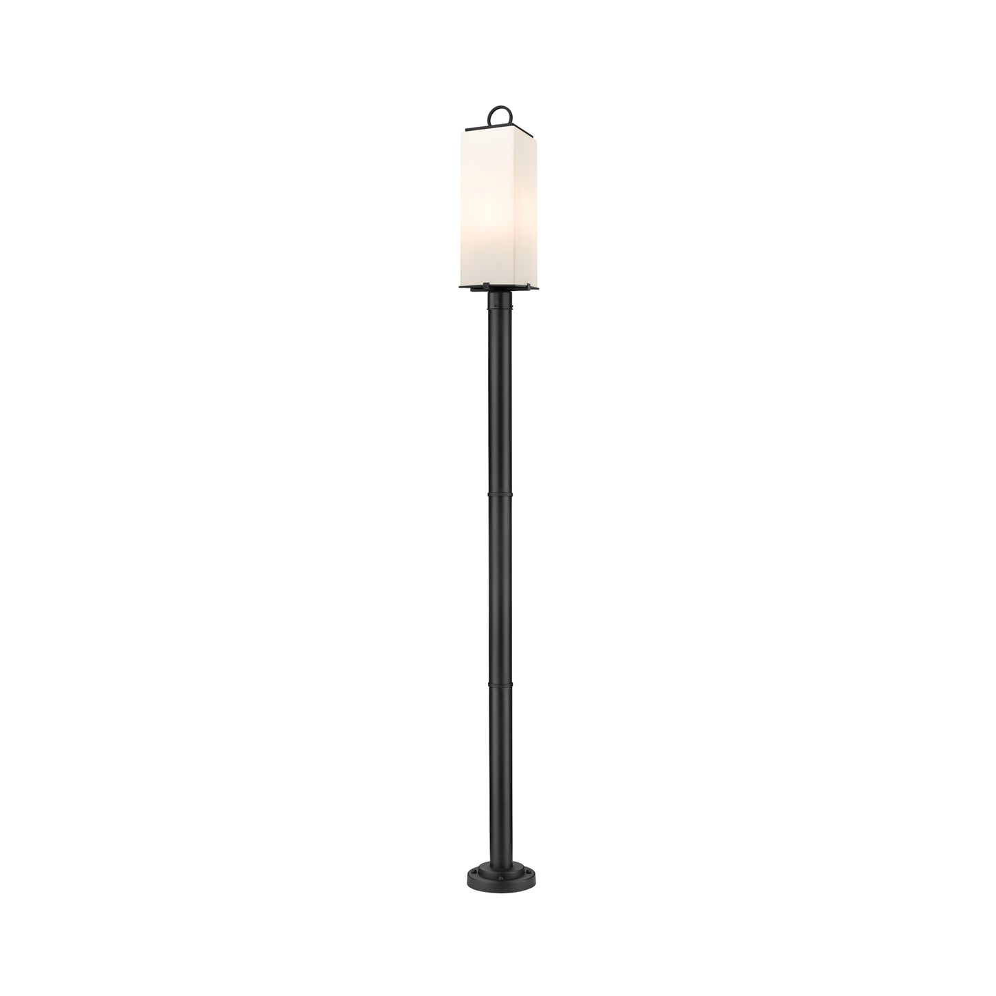 Sana 567P Outdoor Post Light in White Opal (100.25-Inch).