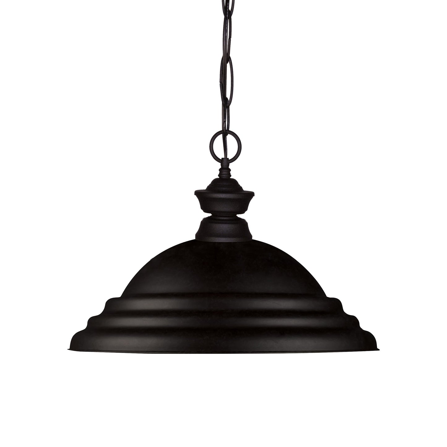 Z-Lite SB Pendant Light in Matte Black.