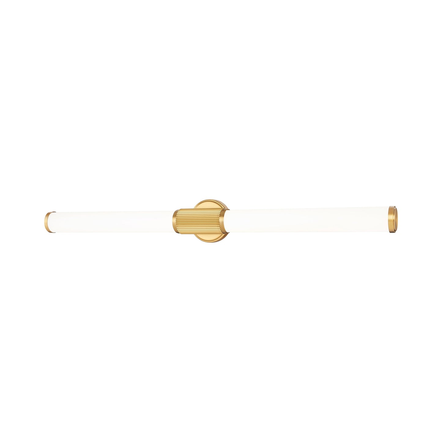 Solange LED Bath Vanity Light in Modern Gold (40.5-Inch).