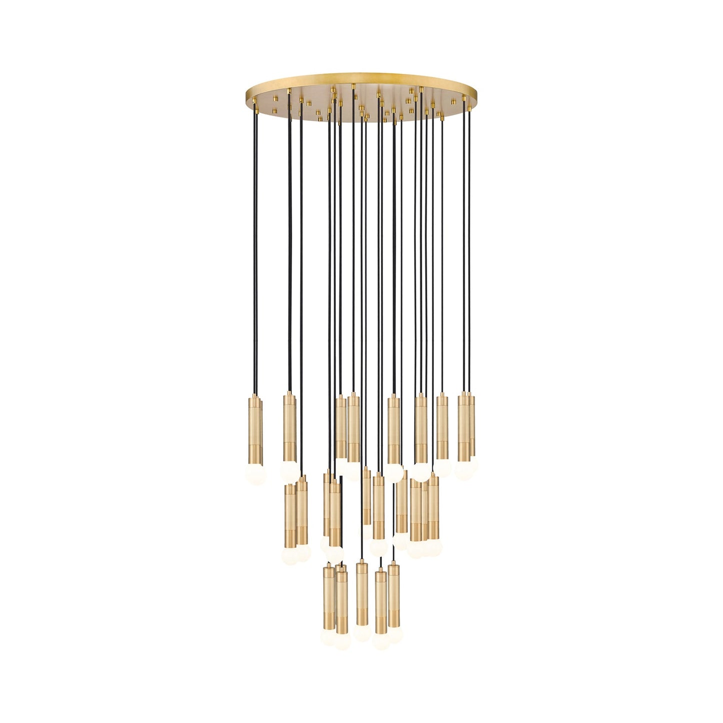 Stari Chandelier in Modern Gold (27-Light).