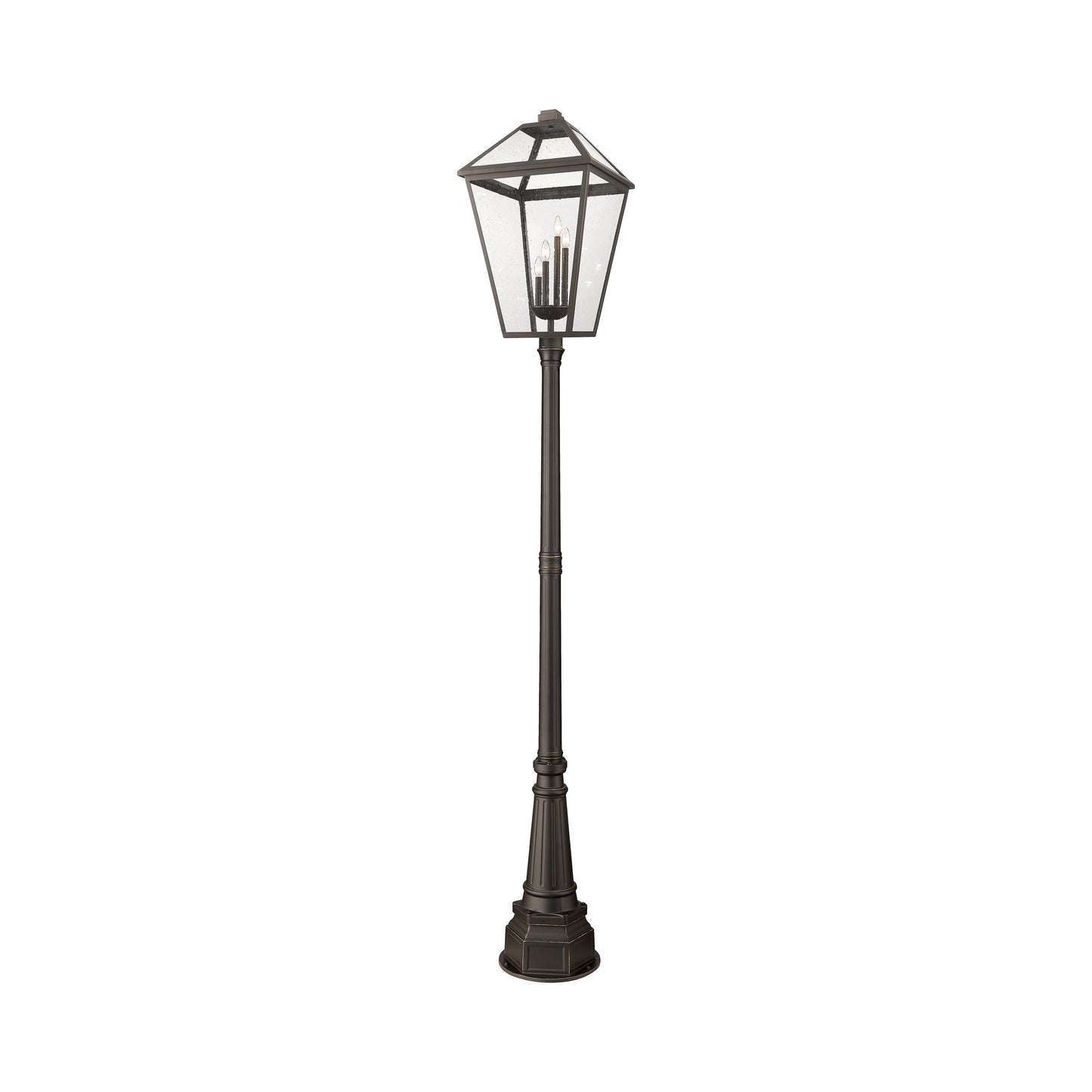 Talbot 564P Outdoor Post Light in Oil Rubbed Bronze (117.5-Inch).