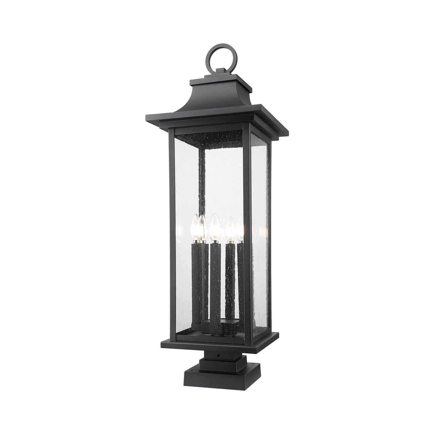 Tiberius Square Outdoor Pier Mount Light (6-Light).