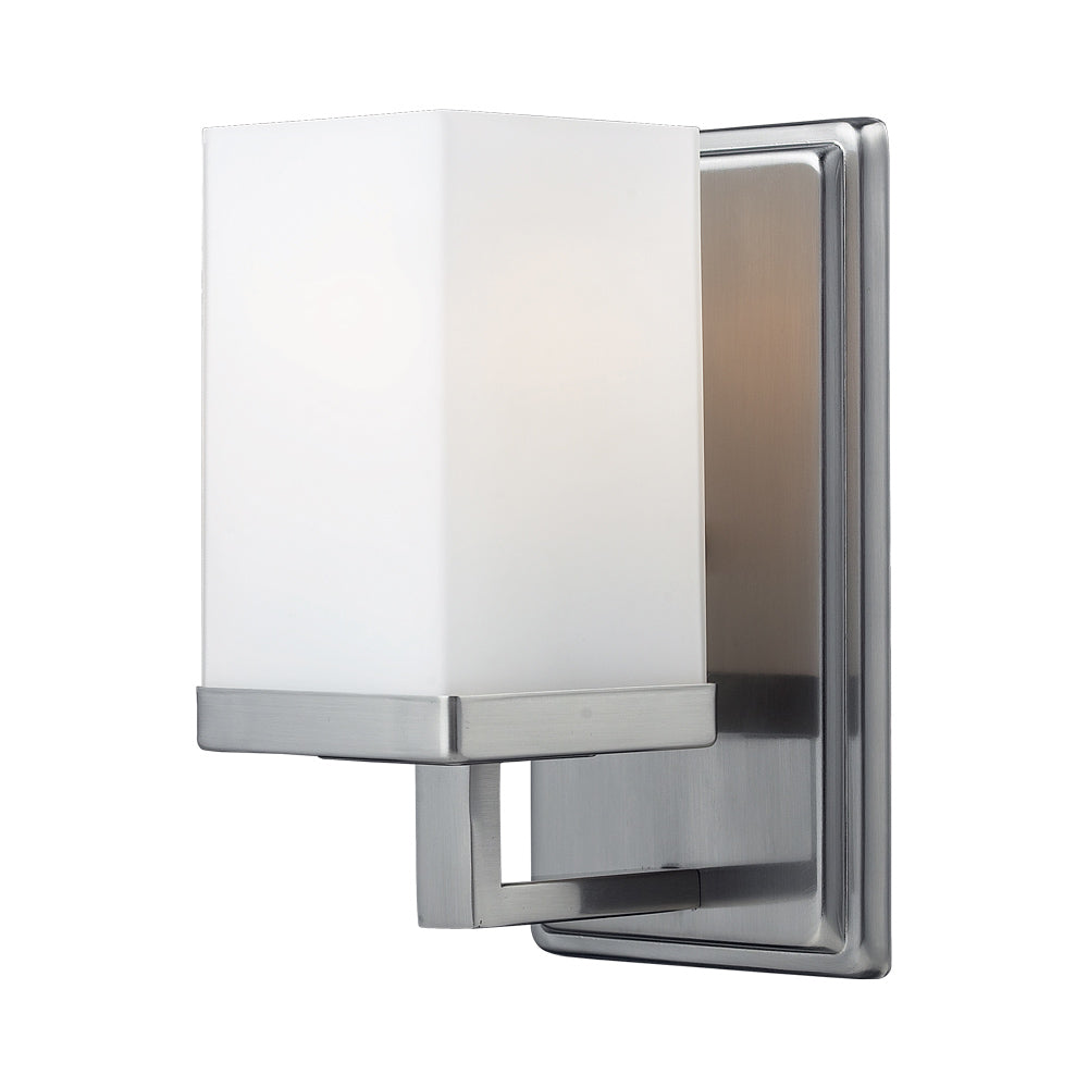 Tidal Bath Wall Light in Brushed Nickel.