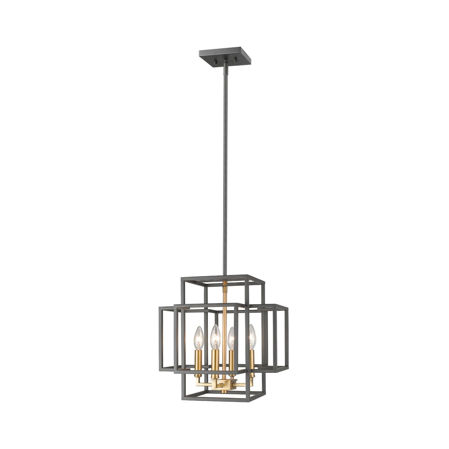 Titania Pendant Light in Bronze/Olde Brass (14-Inch).