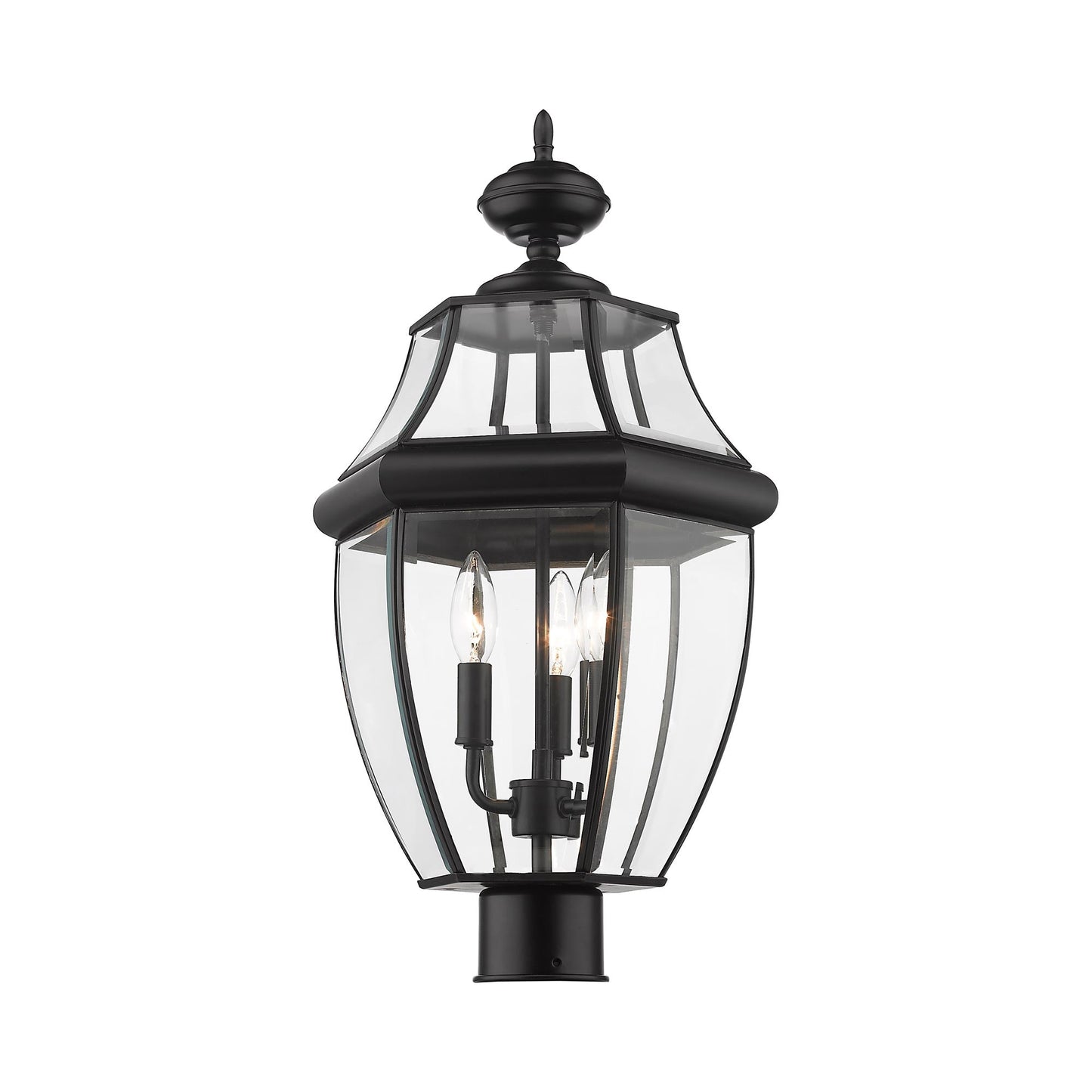 Westover Outdoor Round Post Light (3-Light).