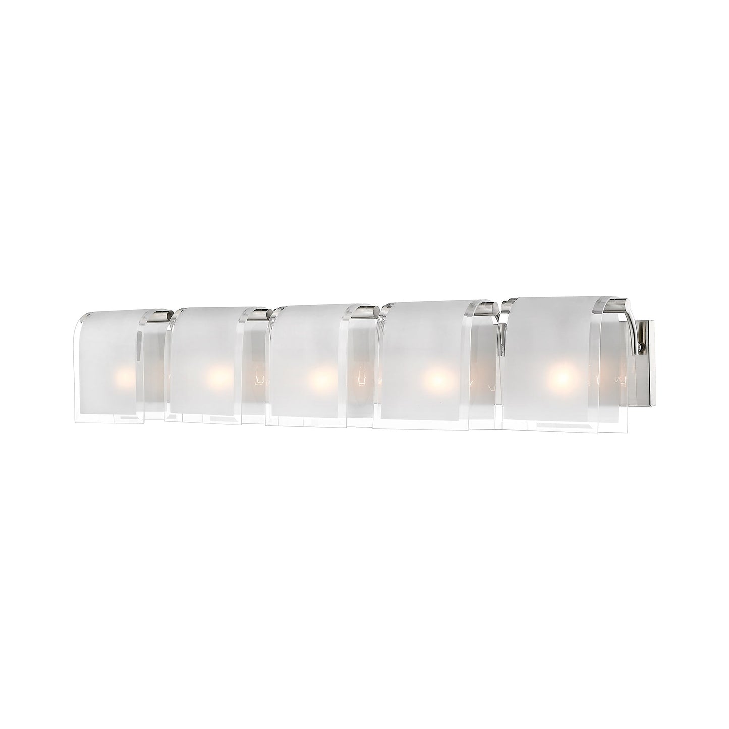 Zephyr Bath Vanity Light in Brushed Nickel (5-Light).
