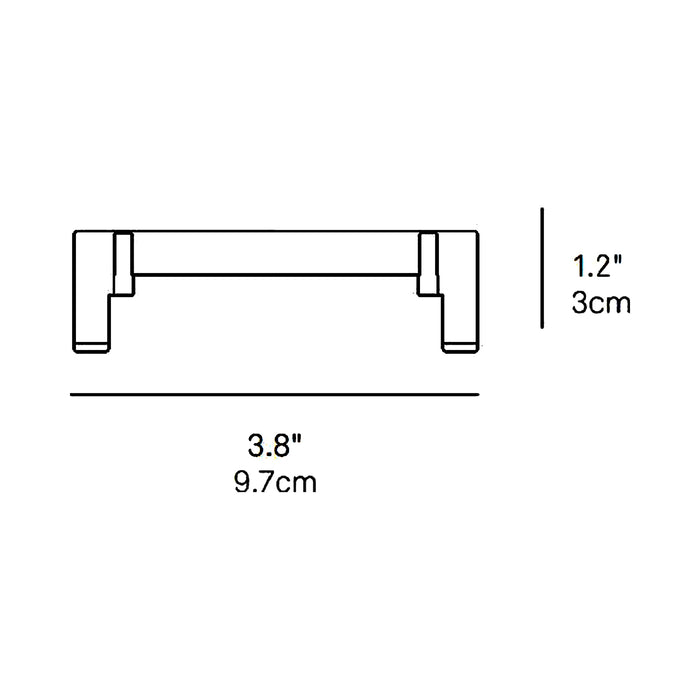 Home Pro Wall Bracket - line drawing.