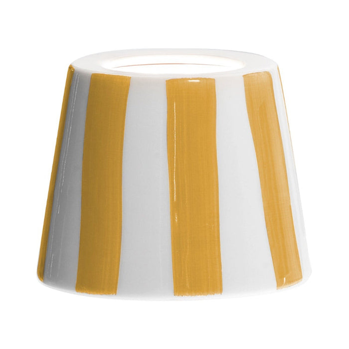 Poldina Ceramic Lamp Shade in Lido Yellow.