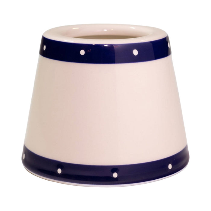 Poldina Ceramic Lamp Shade in Perle Blue.