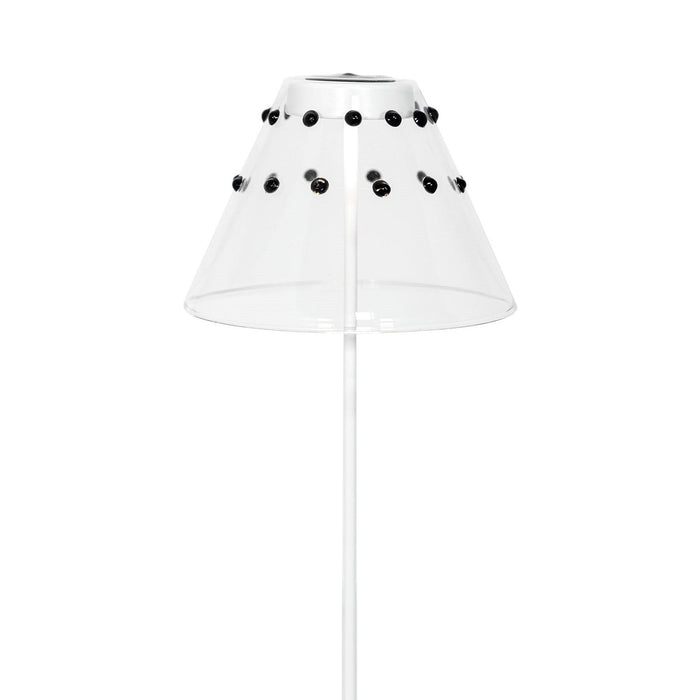Swap Pro Lamp Shade in Clear with 25 Black Dots (Borosilicate Glass).
